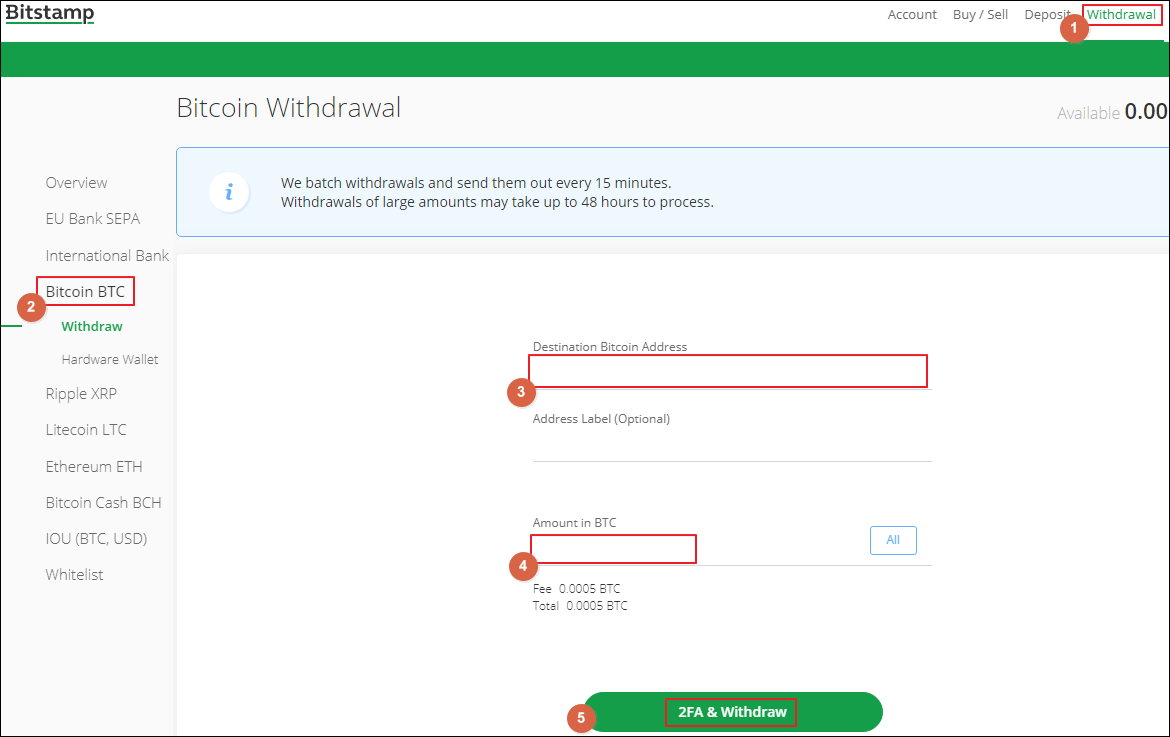 How to withdra money deposit in bitstamp account where to buy bitcoins near me map